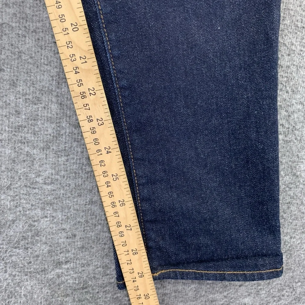 J Crew Japanese Denim Jeans Men 32x29 484 Slim Jurabo Dark Blue